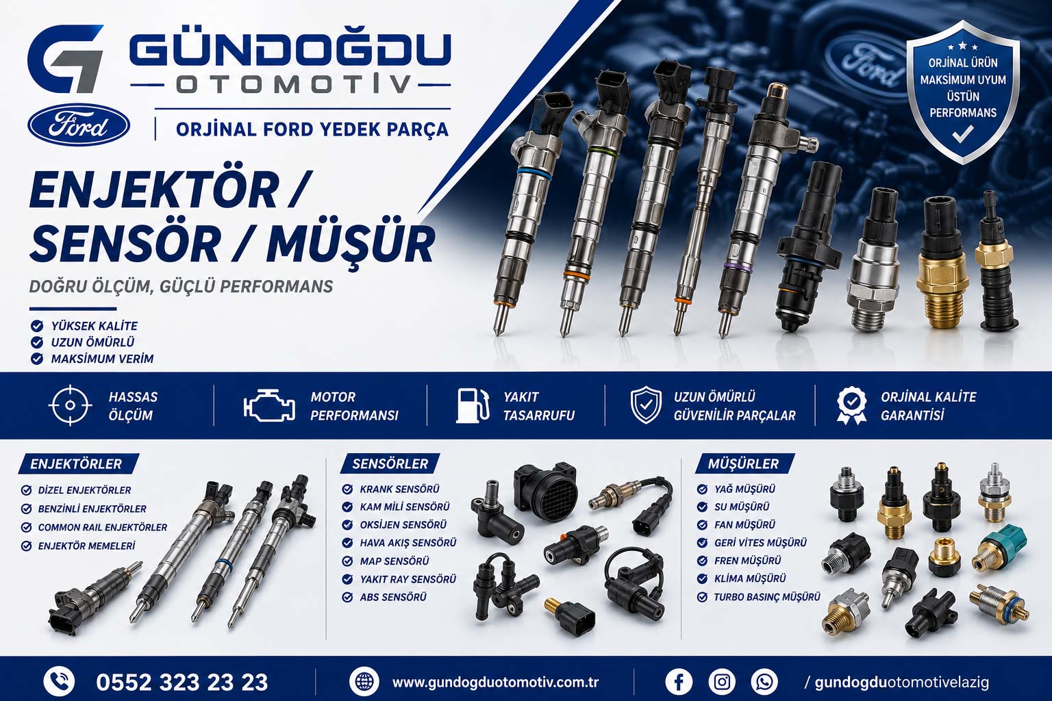Enjektör / Sensör / Müşür