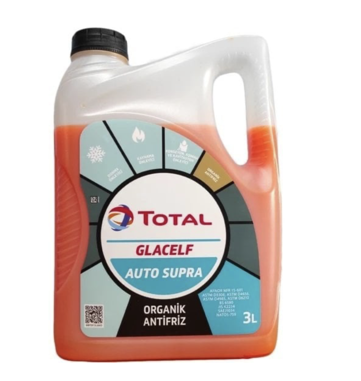 Antifriz Kırmızı 3 Lt Total Glacelf Auto Supra Organik