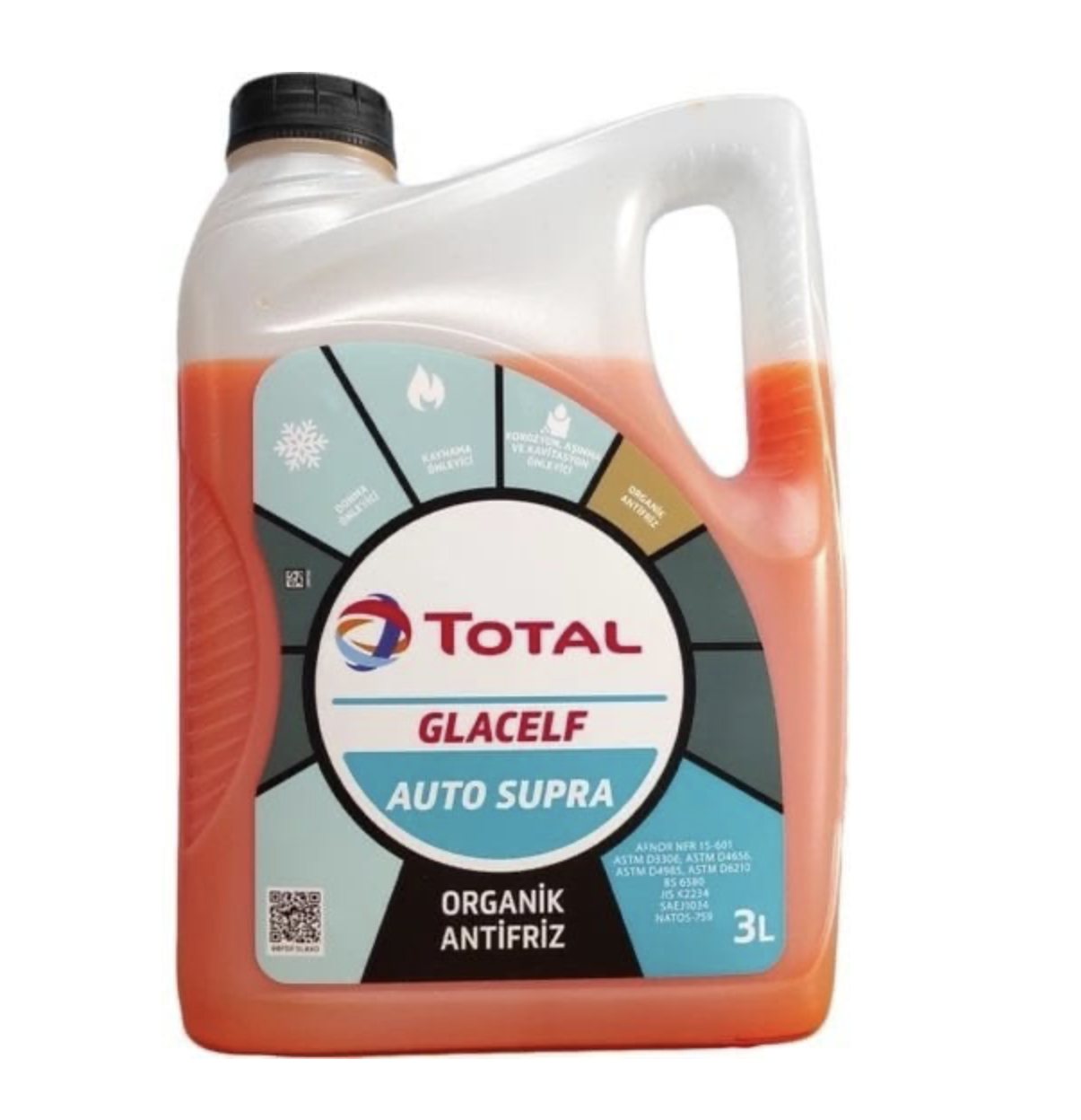 Antifriz Kırmızı 3 Lt Total Glacelf Auto Supra Organik