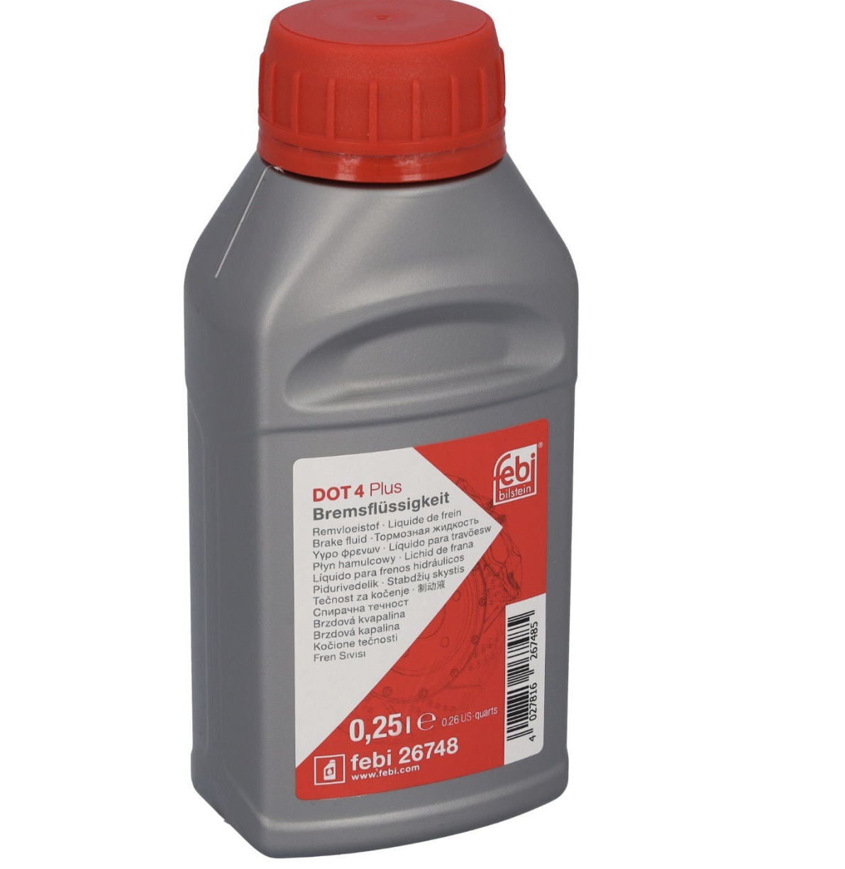 DOT4 Fren Hidrolik Yağı 250ml