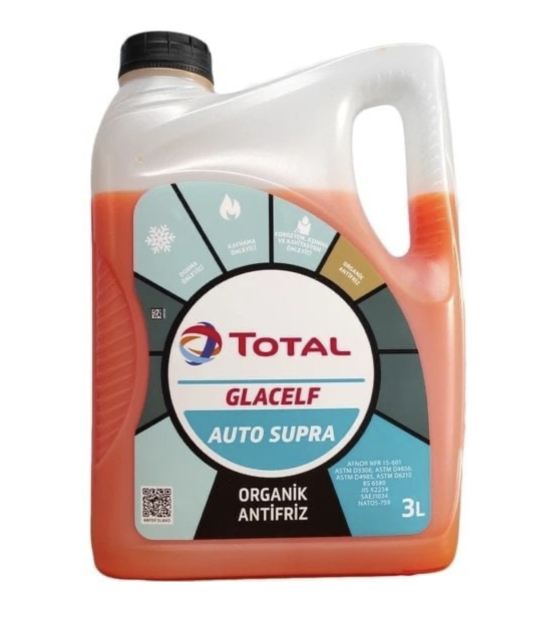 Antifriz Kırmızı 3 Lt Total Glacelf Auto Supra Organik