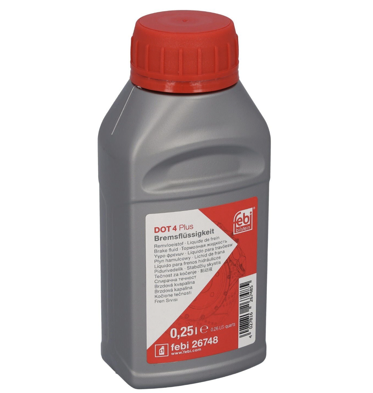 DOT4 Fren Hidrolik Yağı 250ml