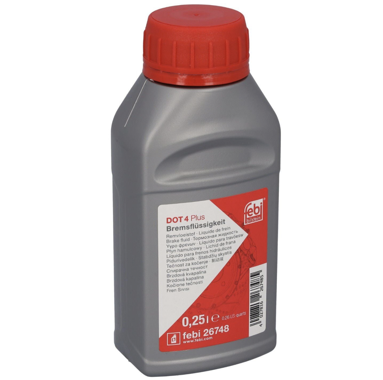 DOT4 Fren Hidrolik Yağı 250ml