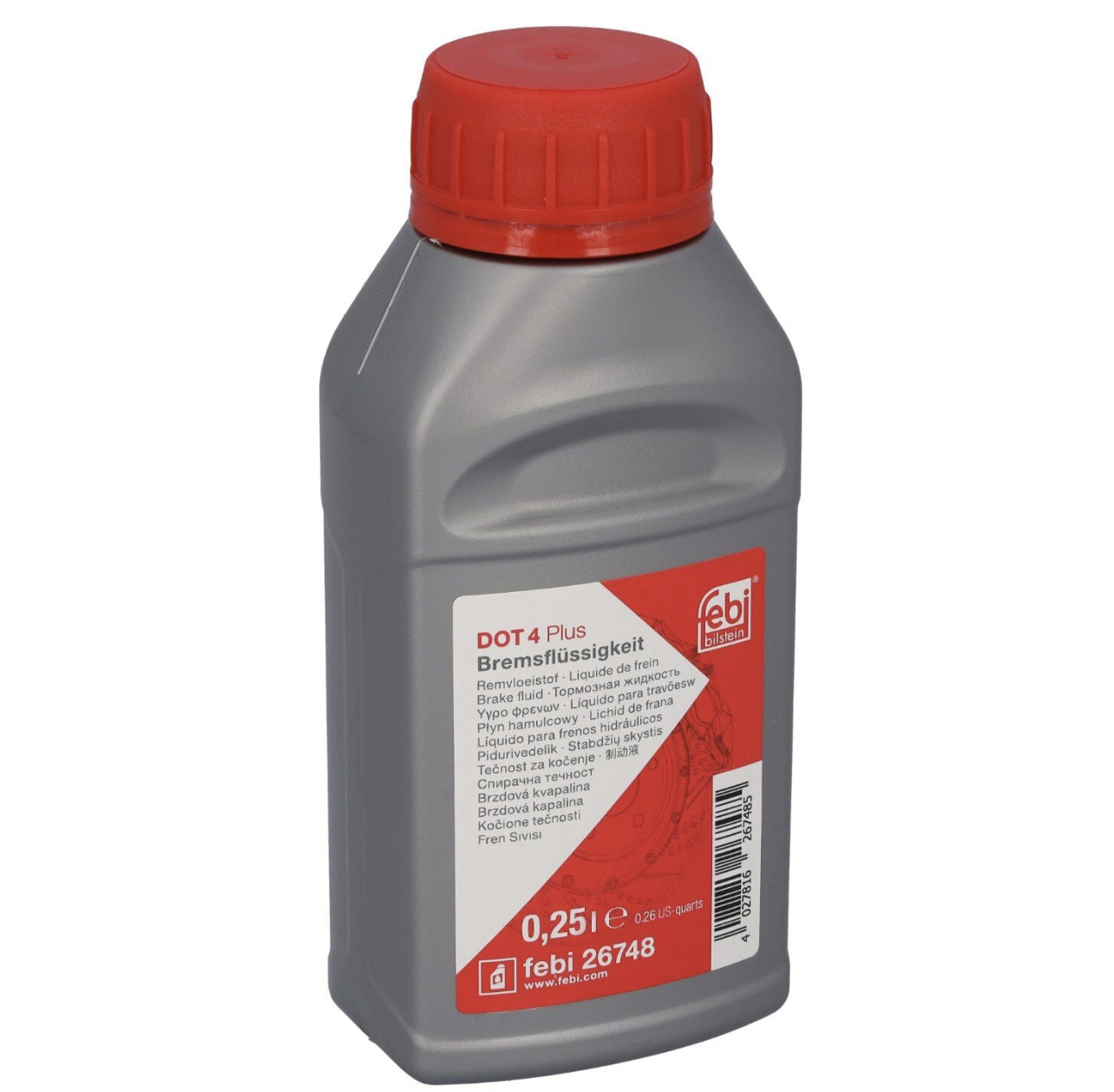 DOT4 Fren Hidrolik Yağı 250ml
